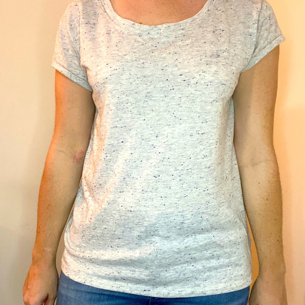 Heather Gray alternative cotton T-shirt size large